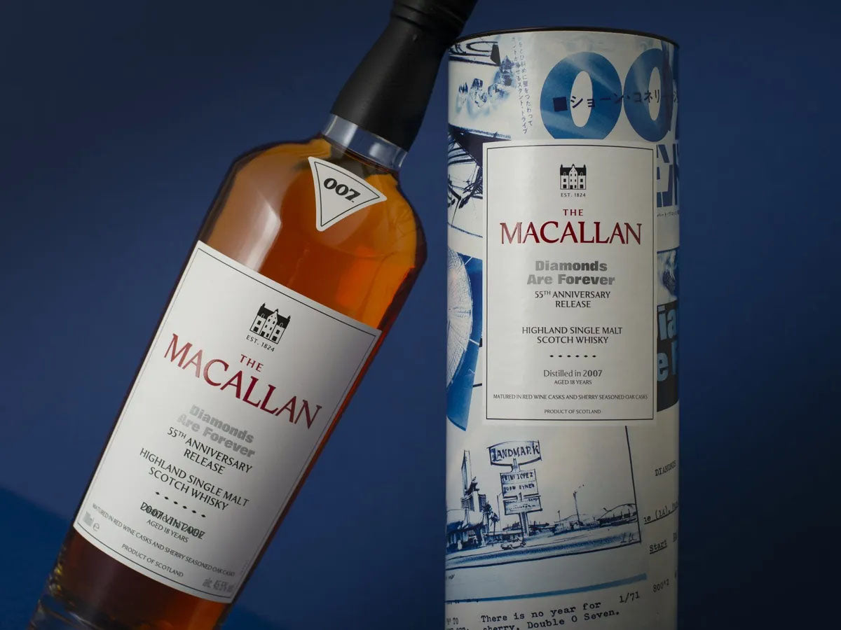 The Macallan Diamonds Are Forever 55th Anniversary Release Speyside Single Malt Scotch Whisky ABV 45.5% 70cl