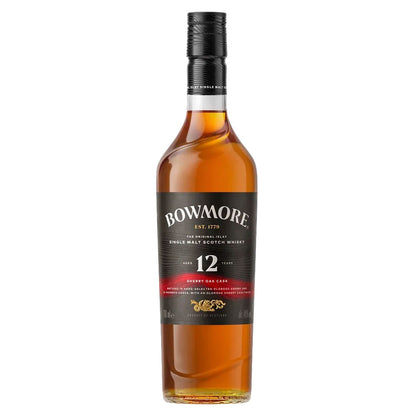 Bundle of 6 Bottles Bowmore 12 Year Sherry Oak Cask ABV 40% 700ml with Box