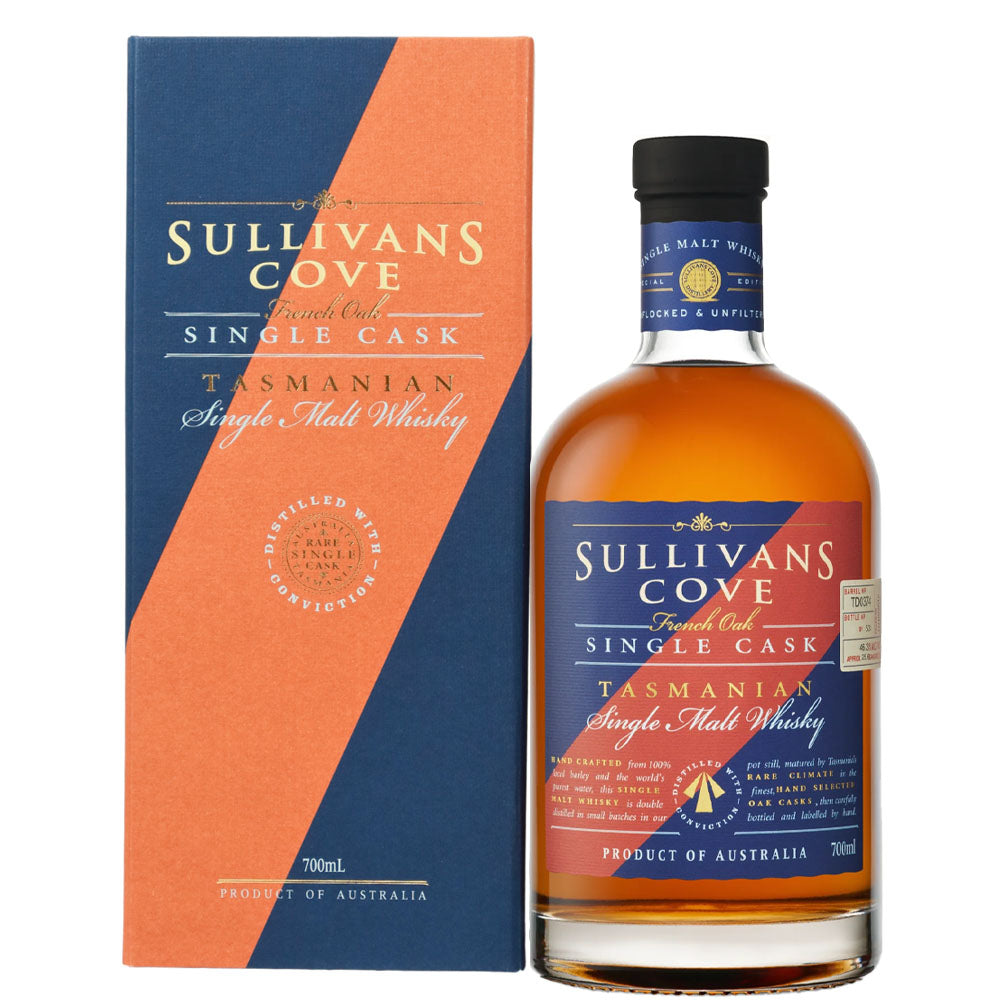 Sullivans Cove French Oak (Second fill) Single Cask #TD0374 Tasmanian Single Malt Whisky ABV 46.3% 700ml