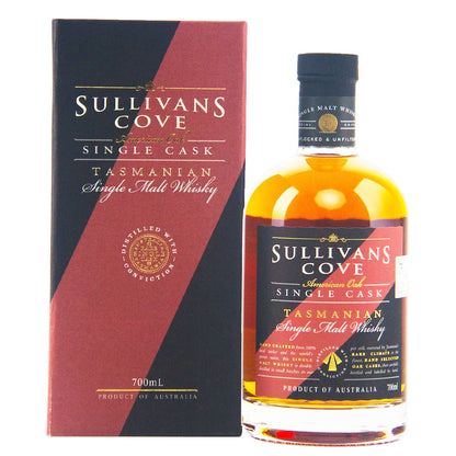 Sullivans Cove American Oak Cask (Second fill) Single Cask #TD0394 Tasmanian Single Malt Whisky ABV 47.4% 700ml