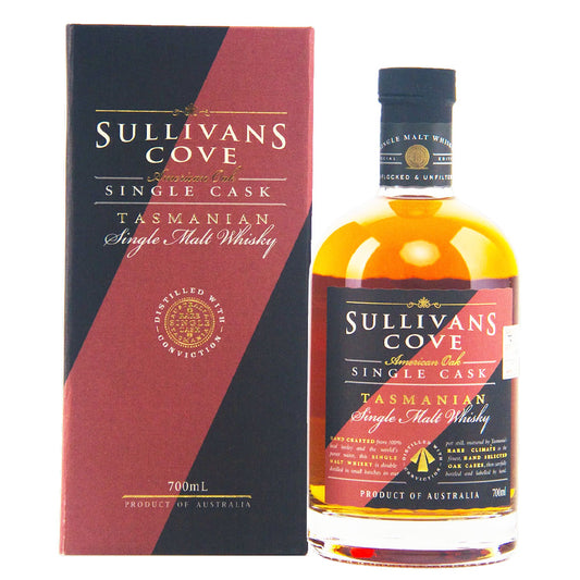 Sullivans Cove American Oak Cask (Second fill) Single Cask #TD0394 Tasmanian Single Malt Whisky ABV 47.4% 700ml