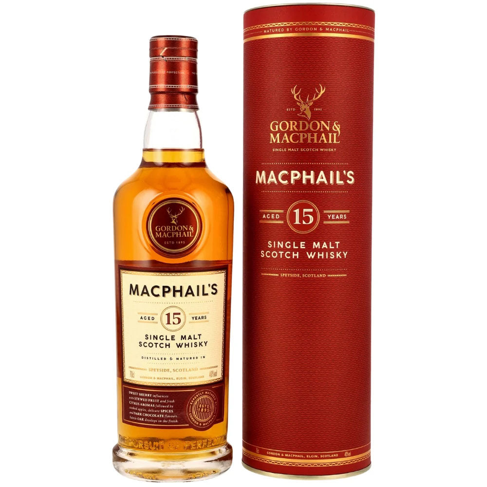 MacPhail's 15 Years Old Gordon & MacPhail ABV 40% 700ml