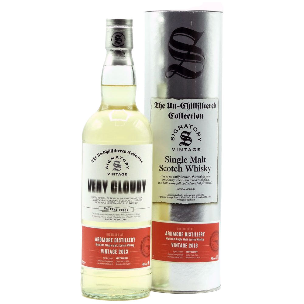 Ardmore 7 Year 2013 Very Cloudy ABV 40% 700ml Signatory Vintage