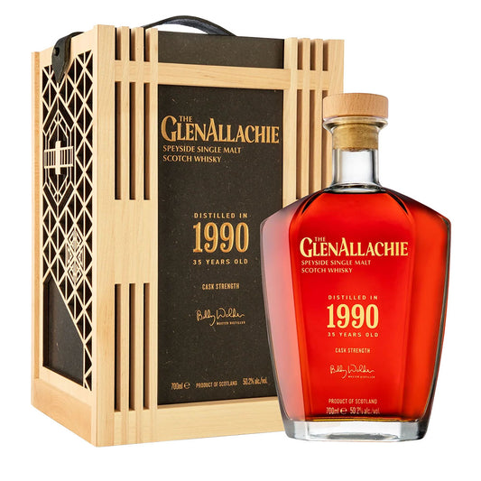 (EOY Sale) The GlenAllachie 1990 / 35 Year Old Cask Strength ABV 50.2% 700ml