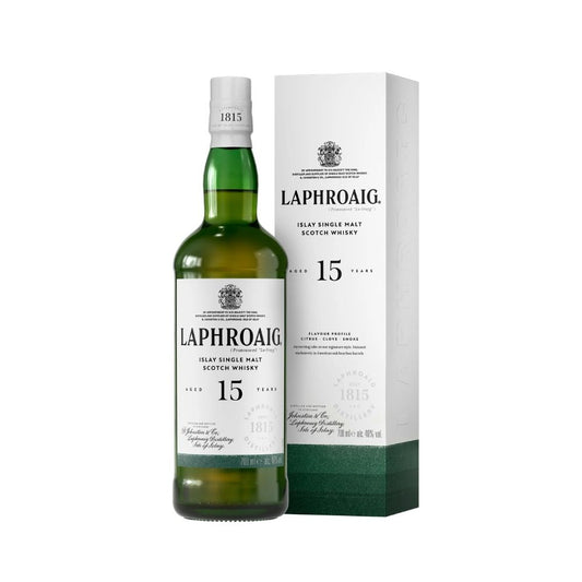 Laphroaig 15 Year Old Islay Single Malt Scotch Whisky ABV 46% 700ML