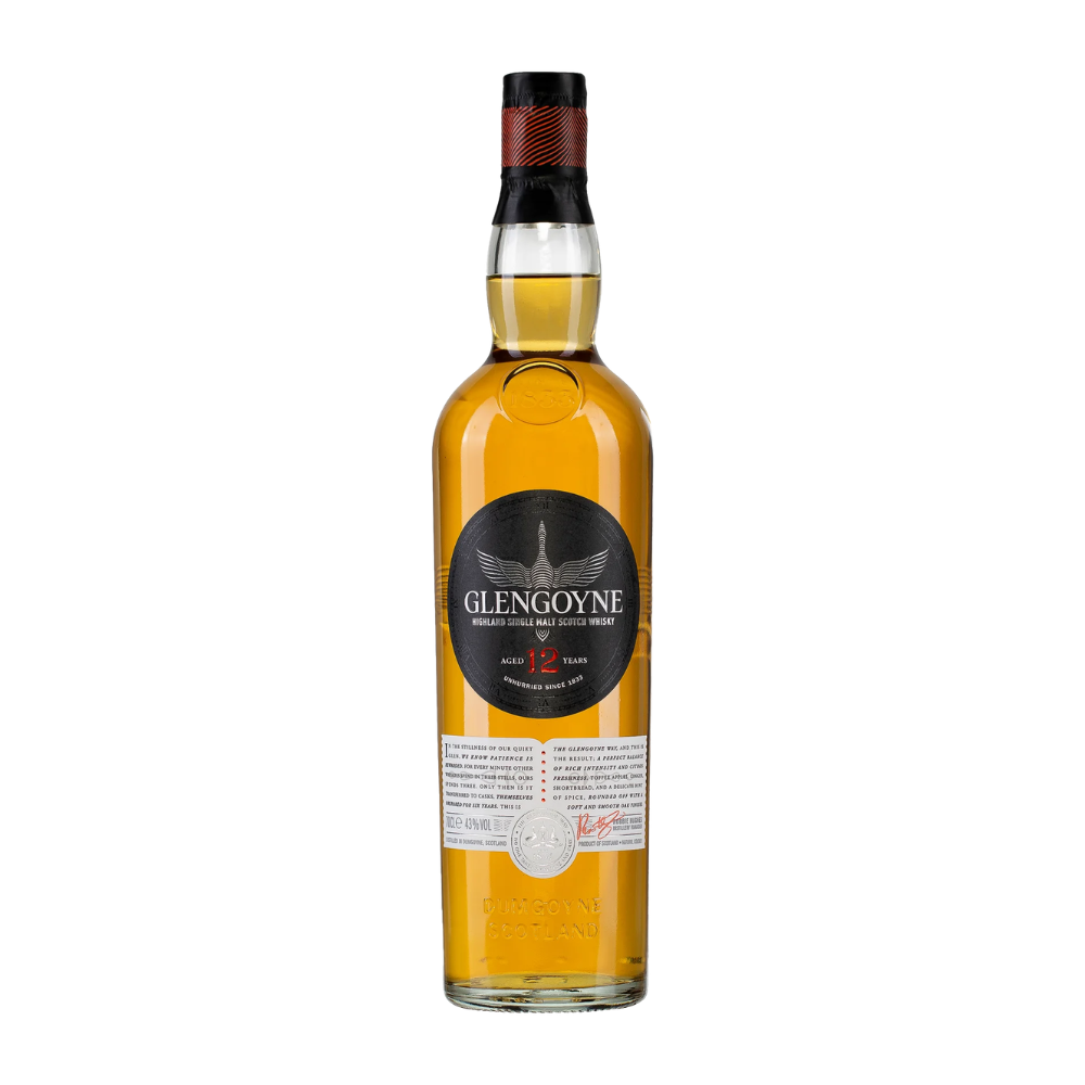 Glengoyne 12 Year Old Highland Single Malt Scotch Whisky ABV 43% 700ML