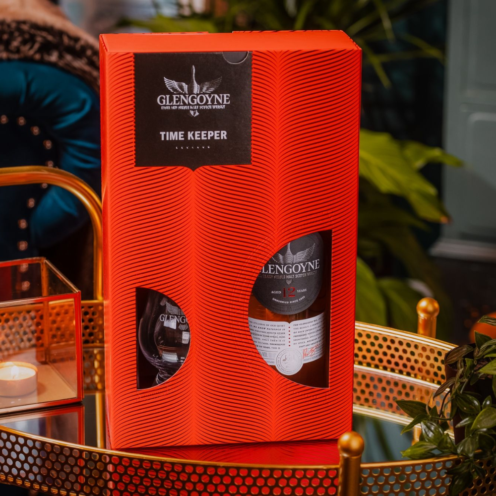 Glengoyne 12 Year Old Highland Single Malt Scotch Whisky ABV 40% 70cl with Gift Box