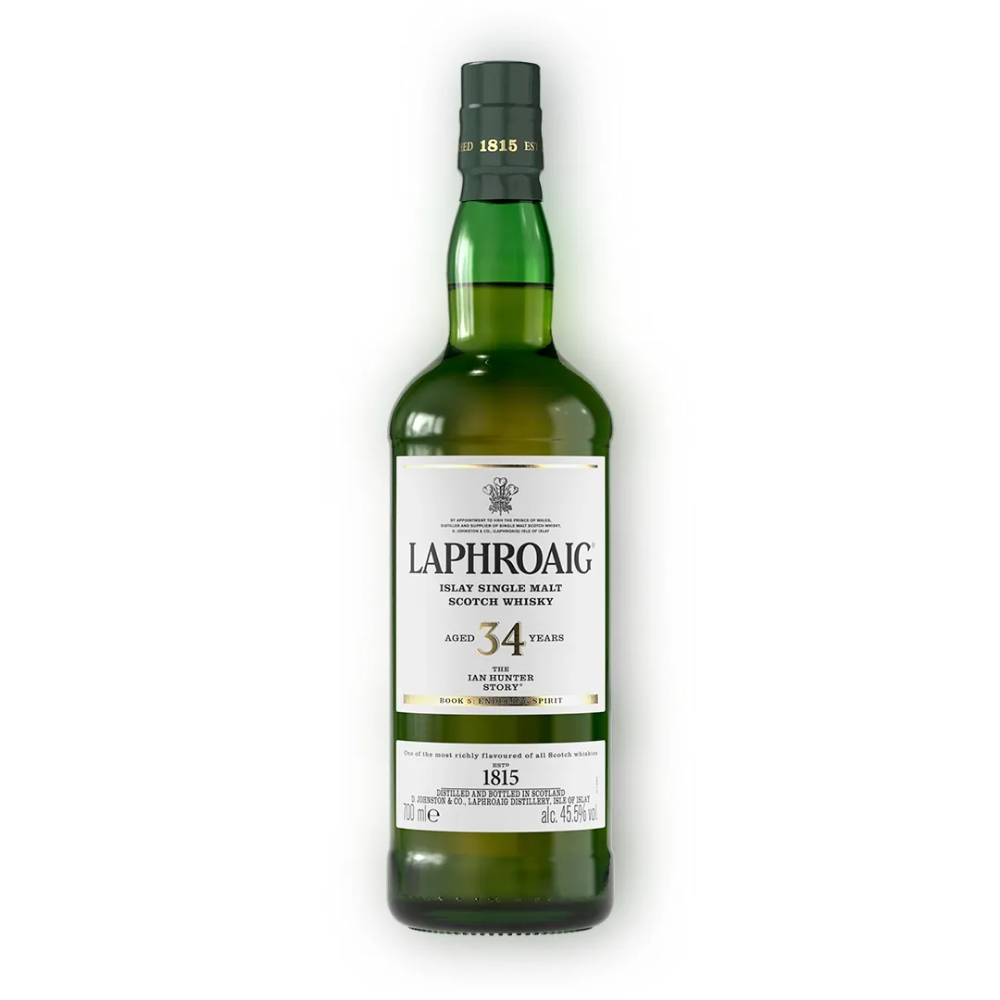 LAPHROAIG 34 YEAR THE IAN HUNTER STORY BOOK 5 ENDURING SPIRIT [A] 70CL 45.5% (BOTTLE) WHITE GBX