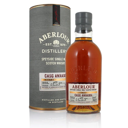 Aberlour Distillery Casg Annamh Batch Release Matured in American & Sherry Oak Casks Triple Cask Matured Speyside Single Malt Scotch Whisky ABV 48% Vol 70cl / 700ml (Batch 5)