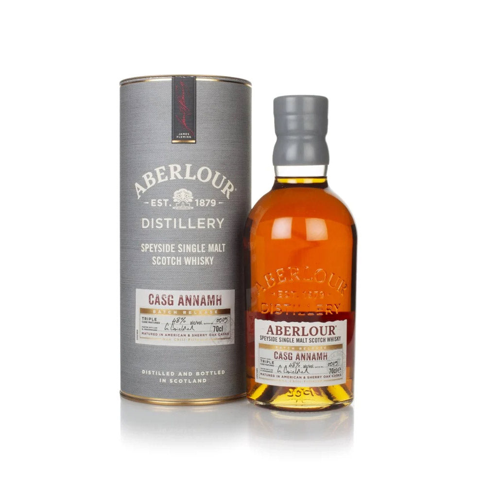 Aberlour Distillery Casg Annamh Batch Release Matured in American & Sherry Oak Casks Triple Cask Matured Speyside Single Malt Scotch Whisky ABV 48% Vol 70cl / 700ml (Batch 5)