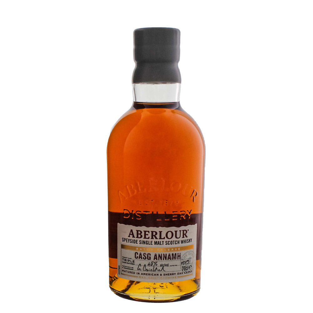 Aberlour Distillery Casg Annamh Batch Release Matured in American & Sherry Oak Casks Triple Cask Matured Speyside Single Malt Scotch Whisky ABV 48% Vol 70cl / 700ml (Batch 5)