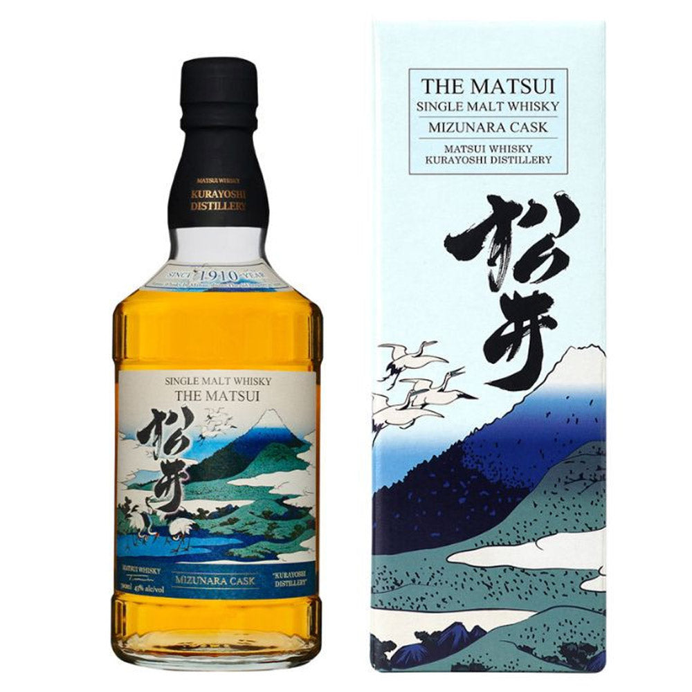 The Matsui 松井 Kurayoshi Distillery Mizunara Cask Single Malt Japanese Whisky ABV 48% Vol 700ml / 70cl (With Gift Box)