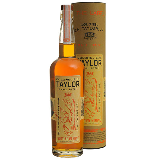 Colonel Edmund Haynes (EH) Taylor Small Batch Bourbon Whisky ABV 50% 75cl with Canister Tube