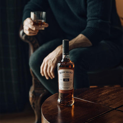 Bowmore 15 Year Old Sherry Cask Finish Islay Single Malt Scotch Whisky ABV 43% Vol 700ml / 70cl (No Box)