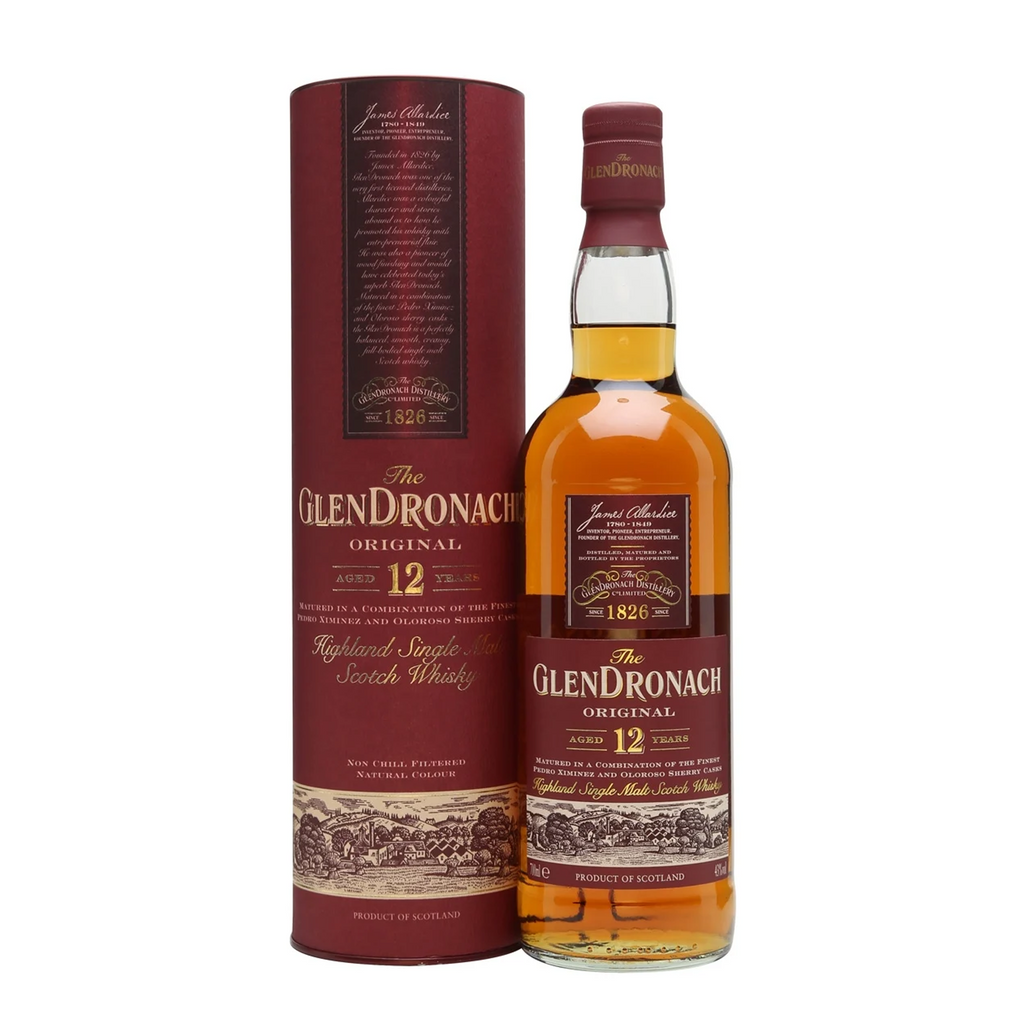 Glendronach 12 Year Old ABV 43% 700ml with Gift Box