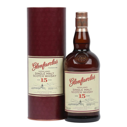 Glenfarclas 15 Year Old Highland Single Malt Scotch Whisky ABV 40% Vol 700ml / 70cl