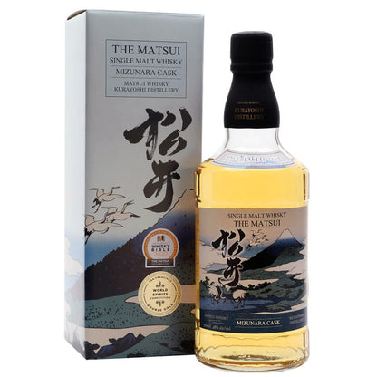 The Matsui 松井 Kurayoshi Distillery Mizunara Cask Single Malt Japanese Whisky ABV 48% Vol 700ml / 70cl (With Gift Box)