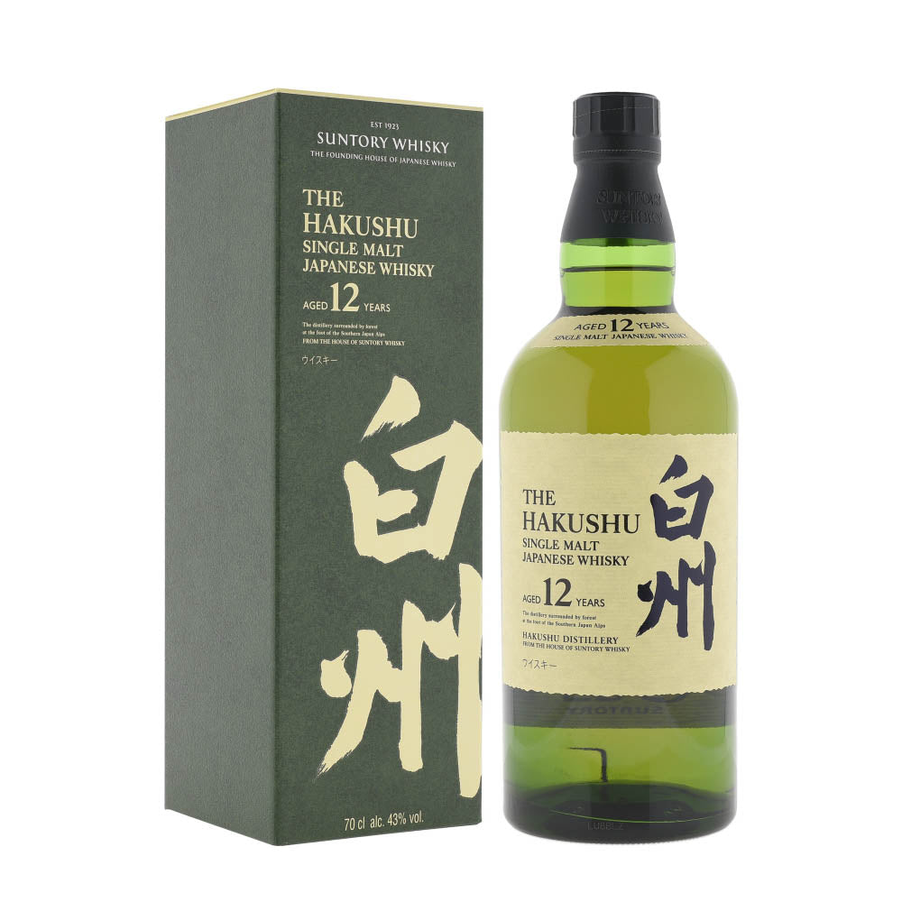 Hakushu 12 Years Old ABV 43% 70cl with Gift Box - The Whisky Shop Singapore