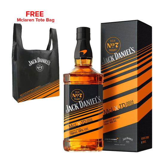 McLaren x Jack Daniel's 2024 Edition Tennessee Whiskey ABV 40% Vol 70cl / 700ml (Free Mclaren Tote Bag)