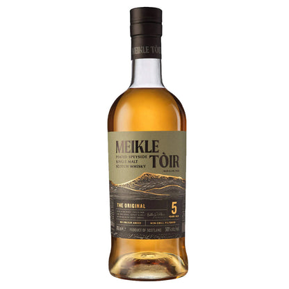 Meikle Toir The Original 5 Year Peated Speyside Single Malt Scotch Whisky ABV 50% Vol 70cl / 700ml (With Gift Box)