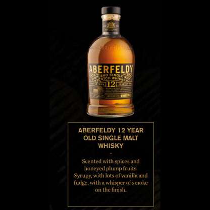 Aberfeldy 12 Year Old in Oak Limited Bottling Batch Number 2905 Highland Single Malt Scotch Whisky ABV 40% 100cl / 1000ml / 1L (1 Litre)