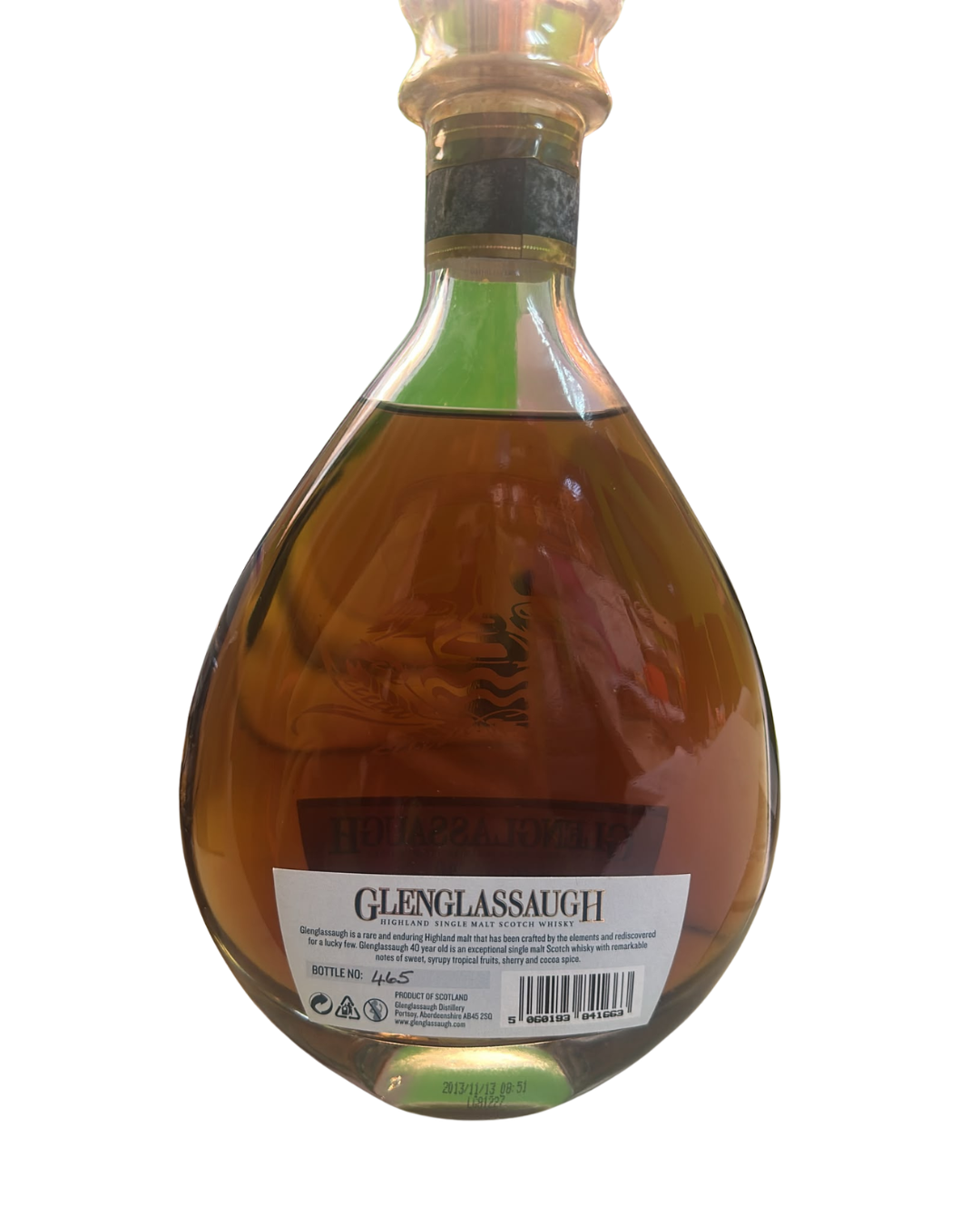 Glenglassaugh 40 Year Old 1973 Vintage Highland SIngle Malt Scotch Whisky