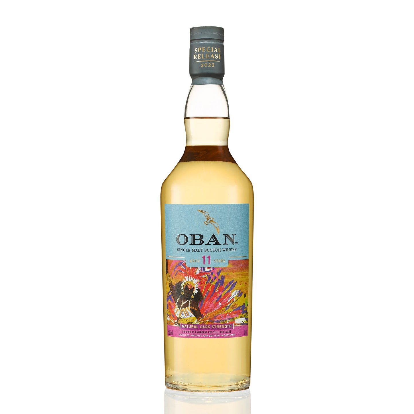 Oban 11 Year Old THE SOUL OF CALYPSO Special Release 2023 Natural Cask Strength Finished in Caribbean Pot Still Rum Casks Highland Single Malt Scotch Whisky ABV 58% Vol 70cl / 700ml