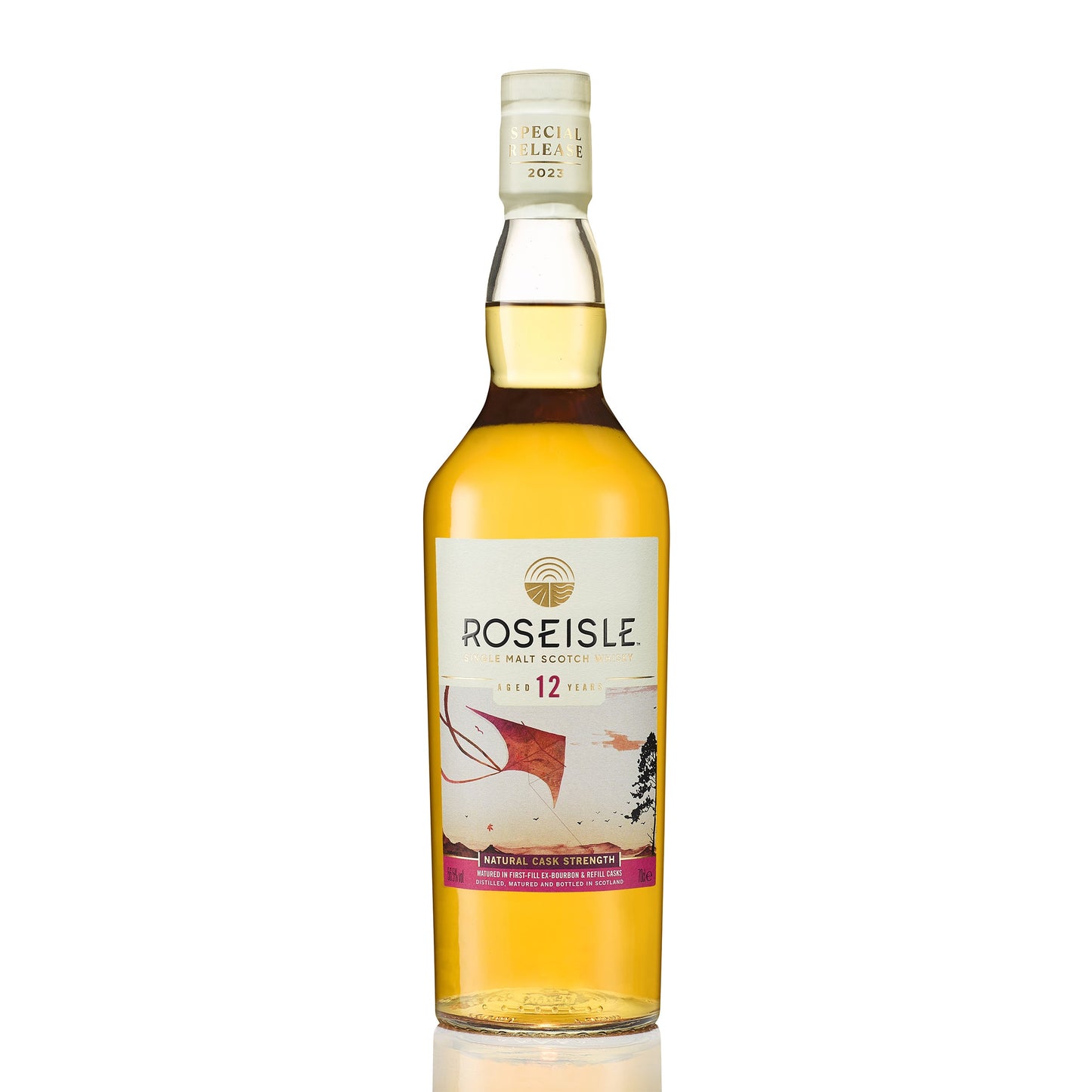 Roseisle 12 Year Old THE ORIGAMI KITE Special Release 2023 Single Malt Scotch Whisky ABV 56.5% Vol 70cl / 700ml