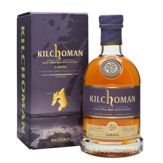 Kilchoman Sanaig Islay Single Malt Scotch Whisky ABV 46% Vol 700ml / 70cl
