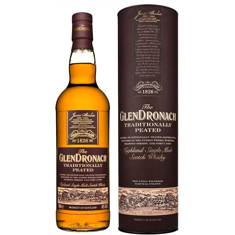 Glendronach Traditionally Peated ABV 48% 70cl with Gift Box