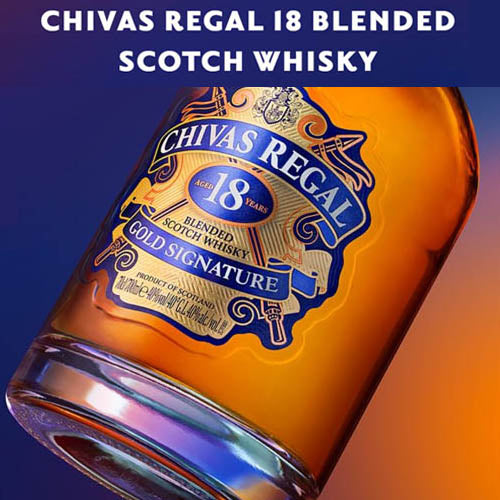 Chivas Regal 18 Year Old Gold Signature Blended Scotch Whisky 40% 75cl (No Box)