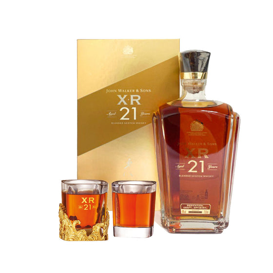 Johnnie Walker XR 21 CNY 2023 Limited Edition with 2 Shooter Glass ABV 40% 750ml (Gift Pack)