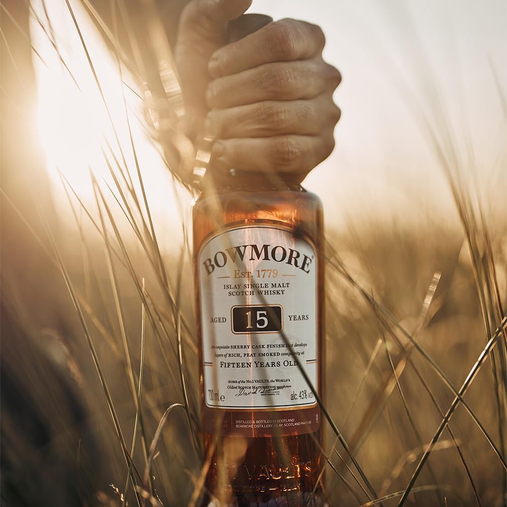 Bowmore 15 Year Old Sherry Cask Finish Islay Single Malt Scotch