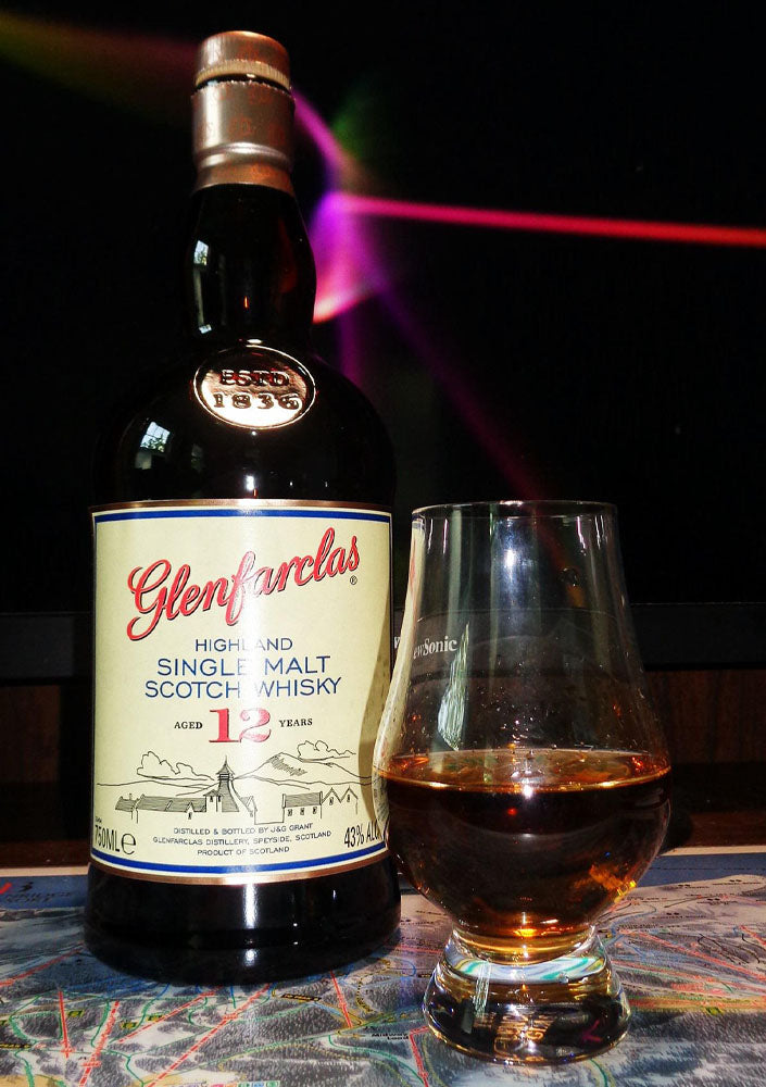 Glenfarclas 12 Year Old Highland Single Malt Scotch Whisky ABV 43% Vol 1000ml / 100cl / 1L (No Box)
