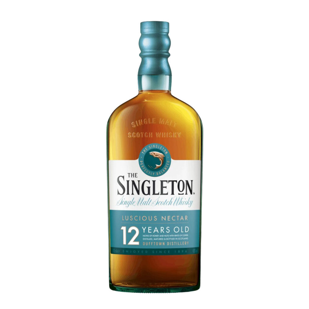 The Singleton (of) Dufftown Distillery 12 Years Old Luscious Nectar Single Malt Scotch Whisky ABV 40% Vol 70cl / 700ml (Gift Set)