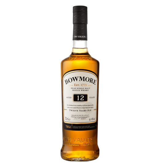 Bowmore Aged 12 Years Islay Single Malt Scotch Whisky ABV 40% Vol 700ml / 70cl (No Box)