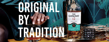 The Glenlivet 12 Years of Age Double Oak Matured in European Oak and American Oak Casks Single Malt Scotch Whisky ABV 40% 70cl (No Box)