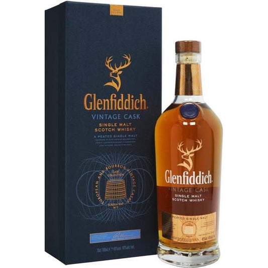 Glenfiddich Vintage Cask Peated Single Malt Scotch Whisky ABV 40% Vol 70cl / 700ml