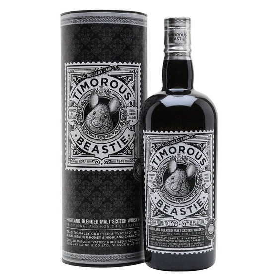 Douglas Laing Timorous Beastie Highland Blended Malt Scotch Whisky ABV 46.8% 70cl With Gift Box