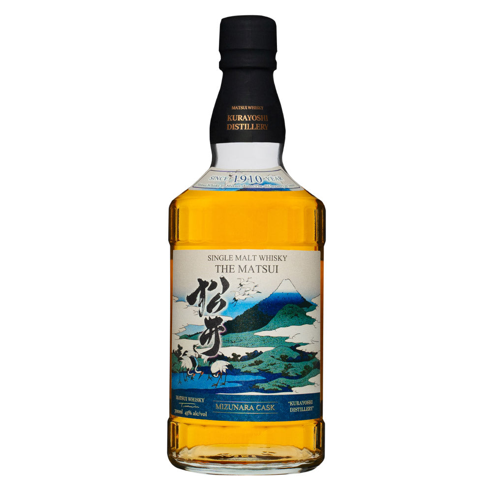 The Matsui 松井 Kurayoshi Distillery Mizunara Cask Single Malt Japanese Whisky ABV 48% Vol 700ml / 70cl (With Gift Box)