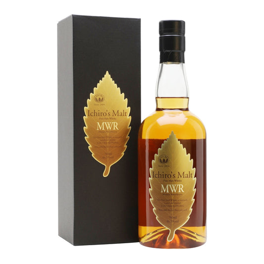 (12.12xChristmas Sale) Ichiro’s Malt Mizunara Wood Reserve Pure Malt Whisky ABV 46.5% Vol 700ml / 70cl with Gift Box