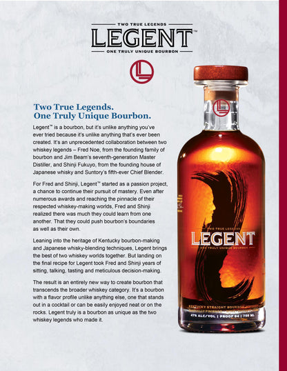 Legent Partially Finished in Wine Sherry Casks Kentucky Straight Bourbon Whiskey ABV 47% Proof 94 Vol 700ml / 70cl