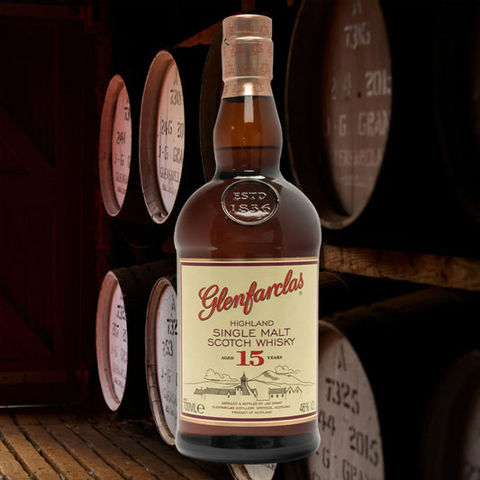 Glenfarclas 15 Year Old Highland Single Malt Scotch Whisky ABV 40% Vol 700ml / 70cl (No Box)