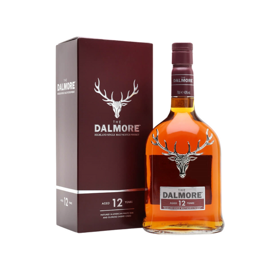The Dalmore 12 Year Old Highland Single Malt Scotch Whisky ABV 40% Vol 70cl /700ml (With Giftbox)