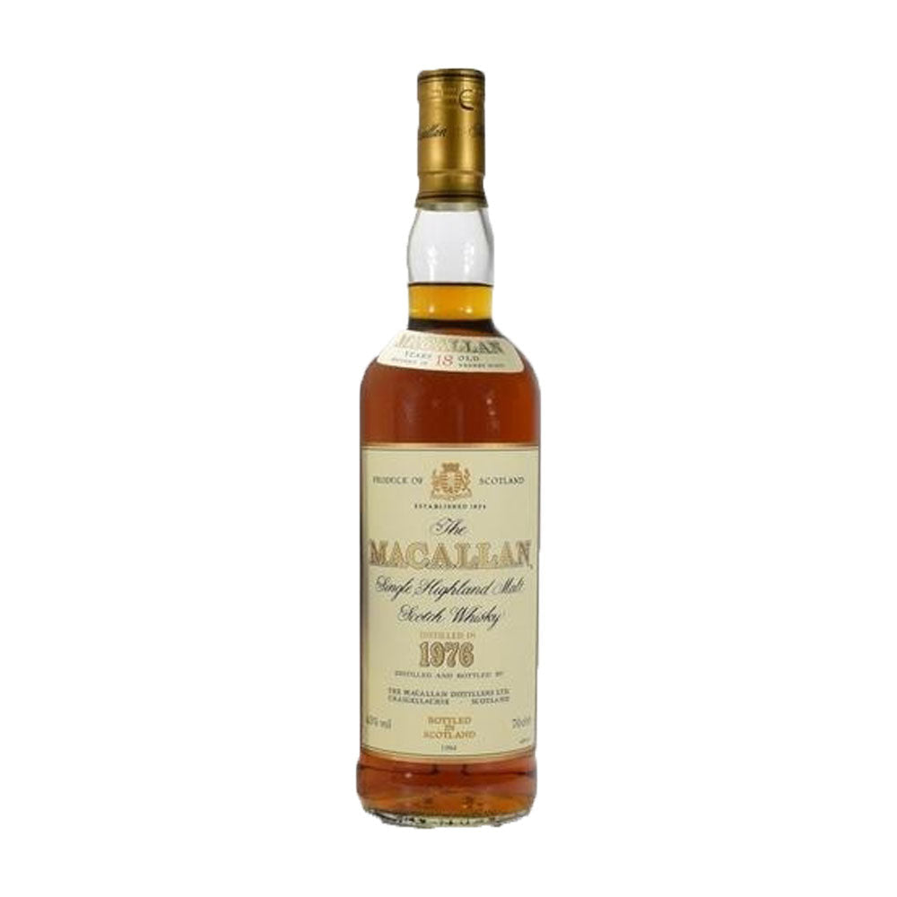 The Macallan 1976 18 Year Old Sherry Oak (Bottled 1994) Single Highland Scotch Whisky ABV 43% 750ml