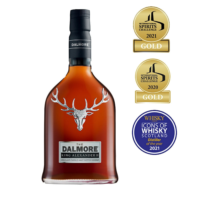 Dalmore King Alexander III With 2 Rock Glasses Gift Set ABV 40% 700ml
