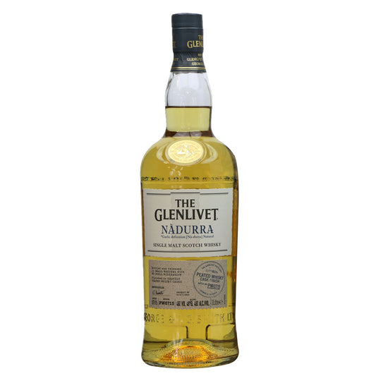 The Glenlivet Nadurra Peated Cask Finish Single Malt Scotch Whisky ABV 48% Vol 1000ml / 100cl / 1L (No Box)