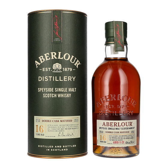 Aberlour 16 Year Old Double Cask Matured Single Malt Scotch Whisky ABV 40% 70cl with Gift Box