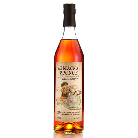 Armagnac 35 Year Old Armagnac Sponge Cask Edition No.1 A Mix Of 1985 64% & 1963 36% ABV 51% 70CL with Gift Box