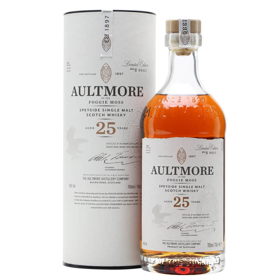 Aultmore 25 Year Old Single Malt Scotch Whisky 70CL with Gift Box